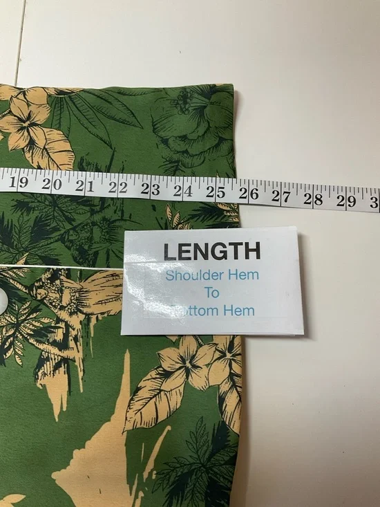 Topshop Olive Green Floral Double-Breasted Jacket Size 4 - Picture 6 of 9